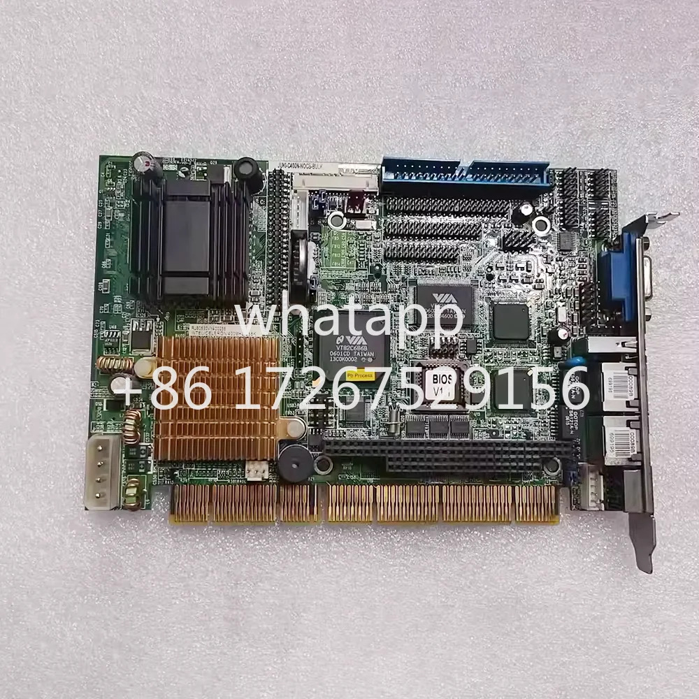 IEI JUKI-C400N-NOCB-BULK V1.0 ISA 절반 길이 CPU 카드 듀얼 네트/워크 포트 산업마더보드