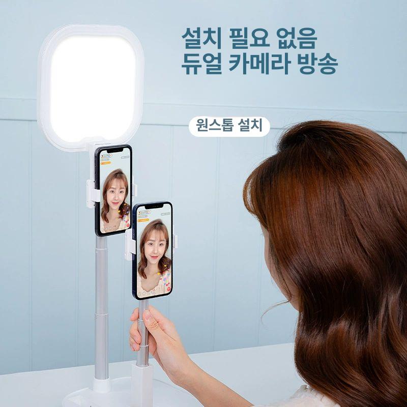만능샷 거치대 탑뷰 만능뷰 고정대 방송용 수직 틱톡 스탠드 인스타 수평 클립 보조 휴대폰 - 상세 이미지 3