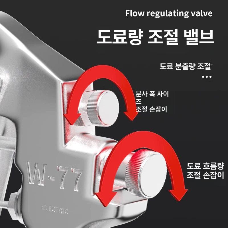 공압 에어리스도장기 고압 자동차 분무기 스프레이건 압송기 탱크 압력 코팅 분사 - 상세 이미지 4