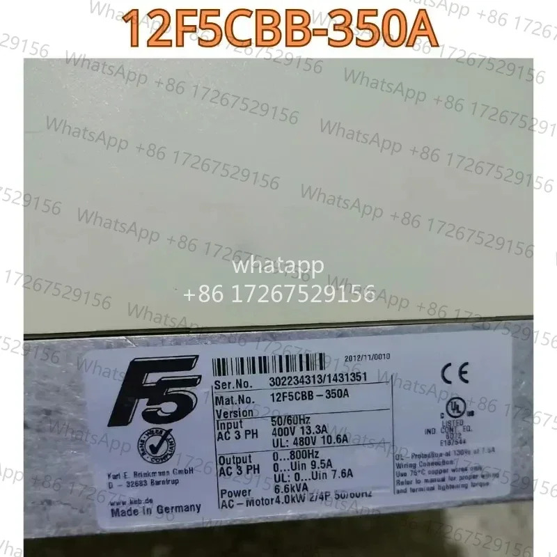 초침 주파수 변환기 12F5CBB-350A 4KW 기능 리퍼 OK
