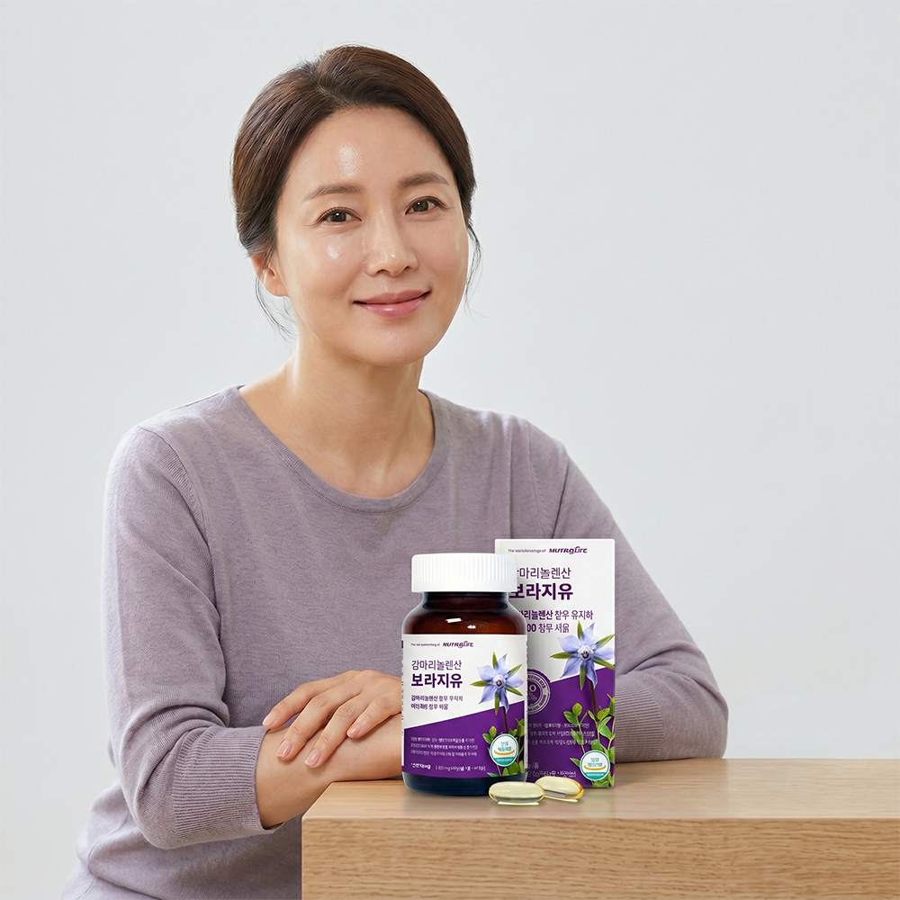 뉴트라라이프 감마리놀렌산 보라지유 효능 여성 갱년기 90캡슐 약12주분 - 상품 이미지