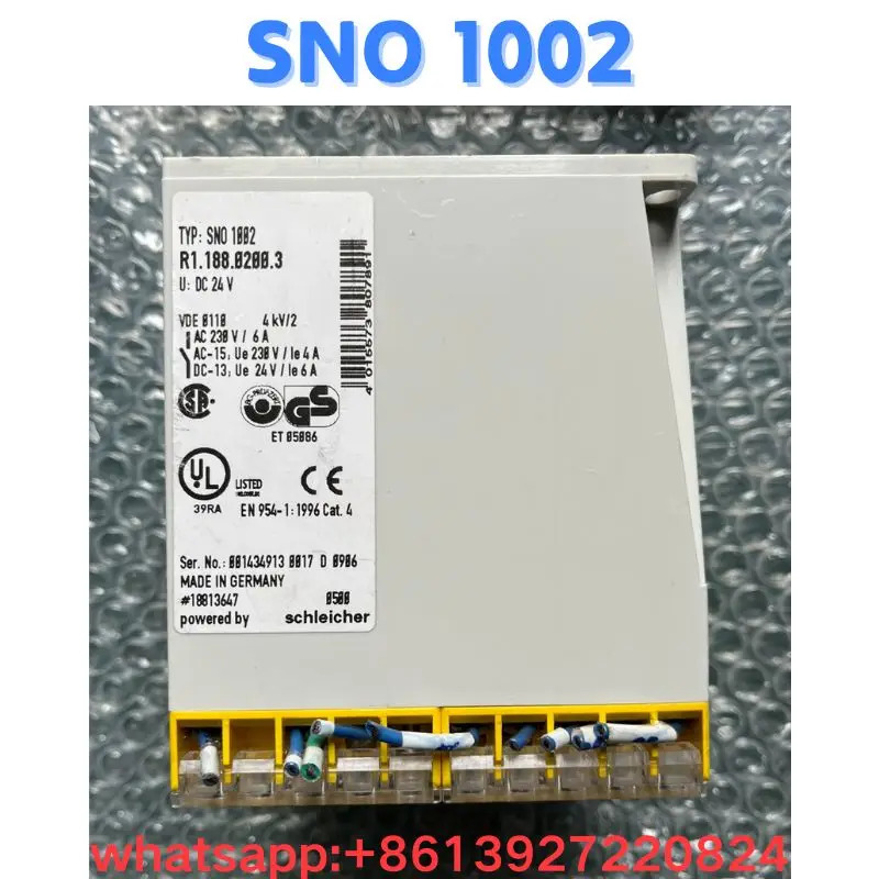 리퍼 안전 릴레이 SNO 1002 R1.188.0200.3 OK