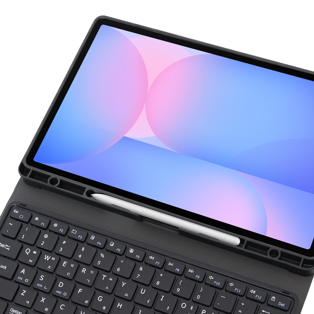 데이웍스 갤럭시탭 S10 FE+ 플러스 블루투스 터치패드 키보드 북커버 케이스 S펜 수납 이미지 8