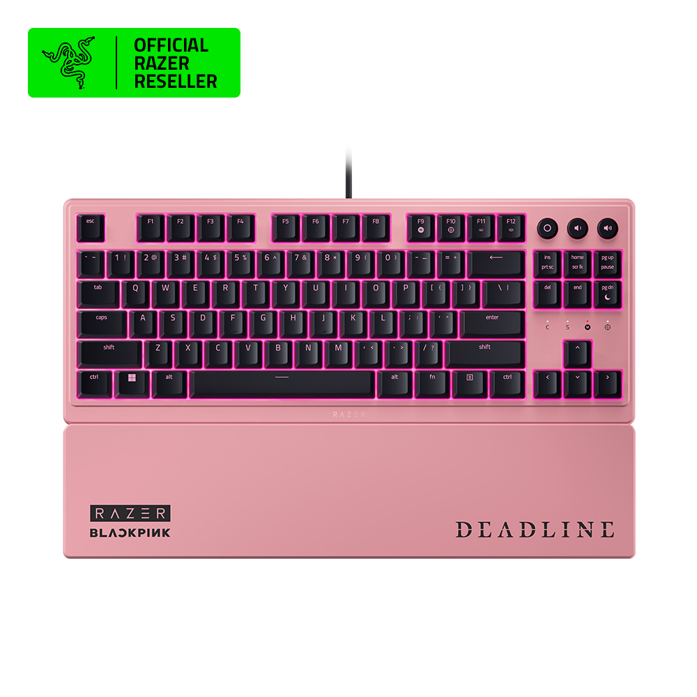 레이저코리아 Ornata V3 TKL 키보드 블랙핑크 에디션 (BLACKPINK) - 상품 이미지