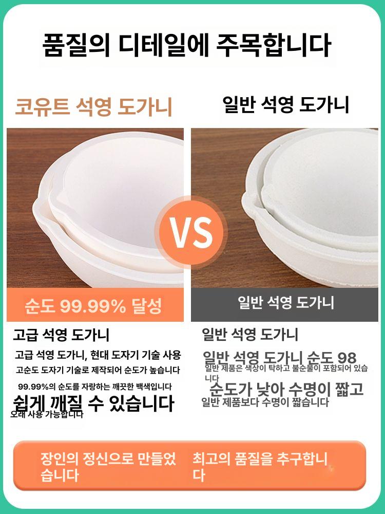 도가니 금녹이는그릇 백금 제작 정제 석영볼 용융 실험실 주조용 녹는 - 상세 이미지 4