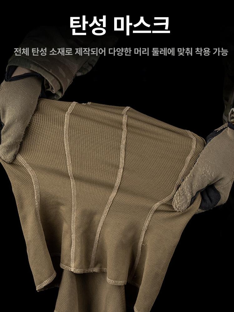 안전 전술 방탄헬멧 군용 밀리터리 서바이벌 작전용 헬멧 머리보호 충격방지 샌드색 야전모 - 상세 이미지 4