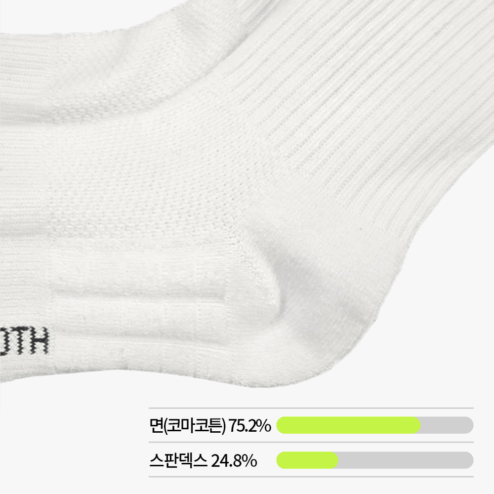 스포츠양말 5켤레 두꺼운 남자 러닝 운동 농구 배드민턴 양말 헬스 테니스 양말 - 상세 이미지 5