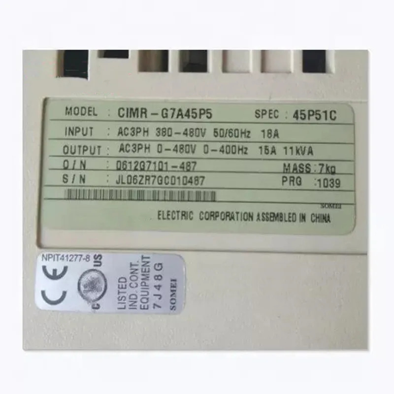 상태 서보 드라이버 CIMR-G7A45P5
