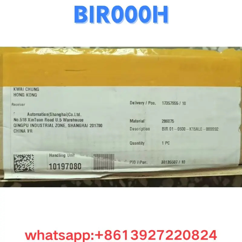 센서 BIR000H BIR 01-0600-K15ALE-000S92 원본