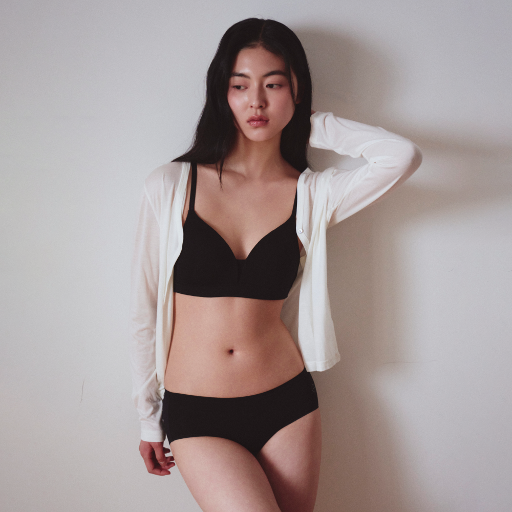 [미언더] 나무 소프트핏 브라 & 나무 삼각 팬티 SET - 상세 이미지 2