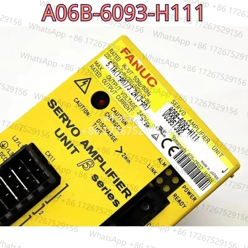 리퍼 서보 드라이버 A06B-6093-H111 기능이 그대로 리퍼되었습니다.