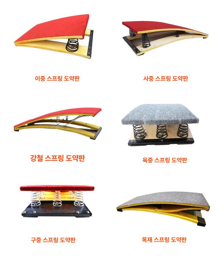 높이뛰기 발판 태권도 훈련 매트 도약판 상자 교구 멀리뛰기 육상 체육관 점프대 직각 - 상세 이미지 4