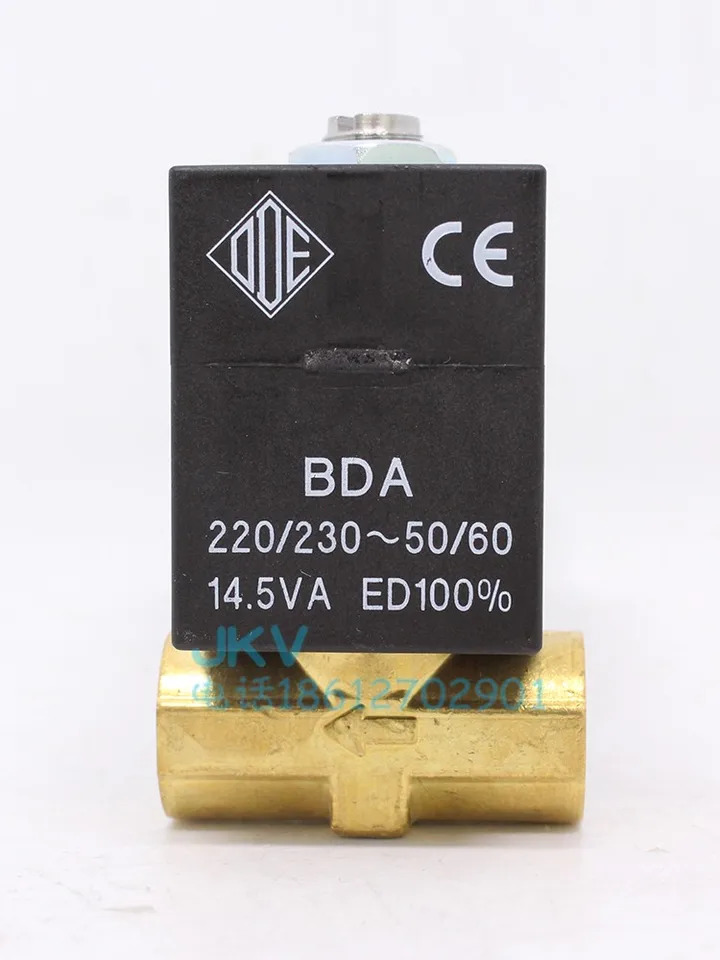 순수 구리 와이어 버클 양방향 솔레노이드 밸브 21t2bv28-f 110v 220v 12v
