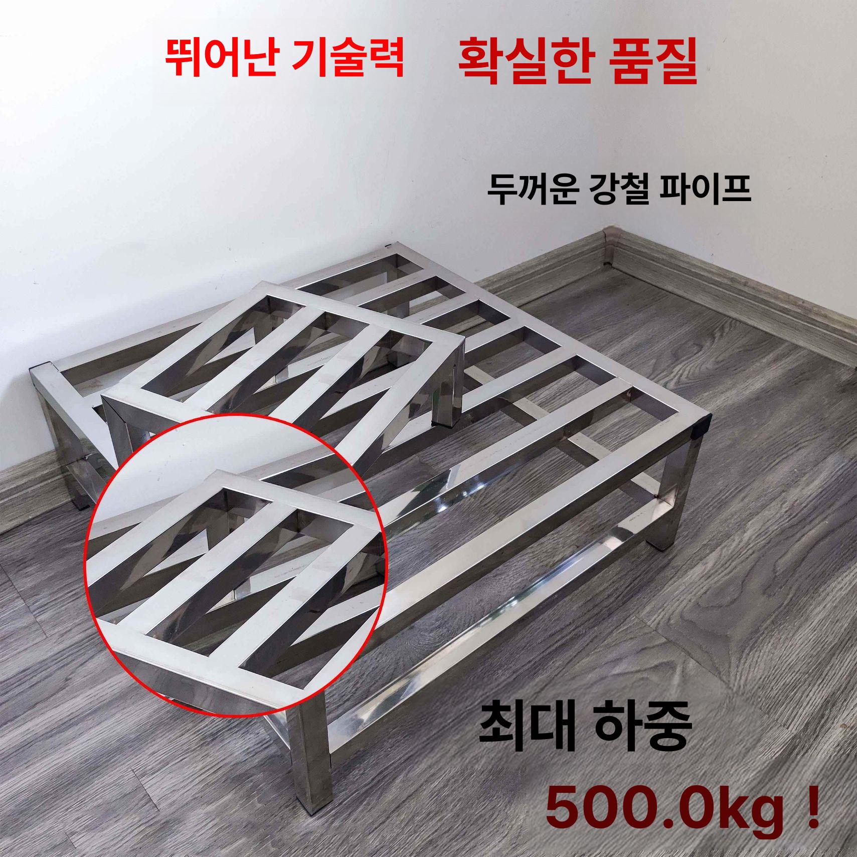 이동식 사각 화분받침대 스테인레스 철제 바퀴 거치대 정원용 다목적 운반 휠 강화 스탠드 - 상세 이미지 2