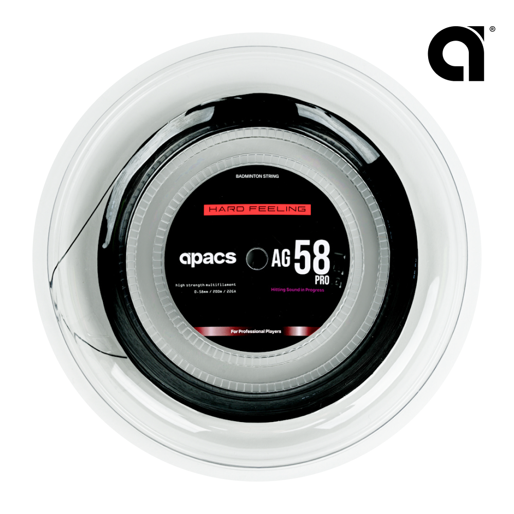 아펙스 AG58 PRO 200m 롤 배드민턴 라켓 얇은 스트링 거트 줄 (0.58mm) - 상세 이미지 3