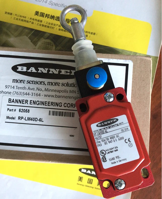 RP-LM40D-6L RP-LS42F-75L RP-QM72D-6L 배너 로프 스위치