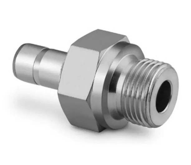 SS-10-MTA-1-4RS 스테인레스 스틸 외부 스레드 슬리브 연결 어댑터 10mm 1/4in