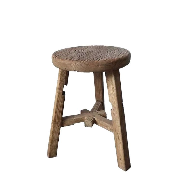 빈티지 화분스툴 고재 원목의자 화분받침 레트로 카페 받침대 신발 벤치 좌석 구조 - 상세 이미지 5