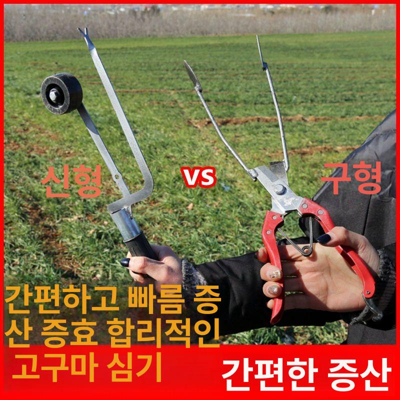 파종기 심는도구 마늘 줄기 고구마이식기 농업용 들깨 묘목 고구마심기 재배 씨앗 - 상세 이미지 3