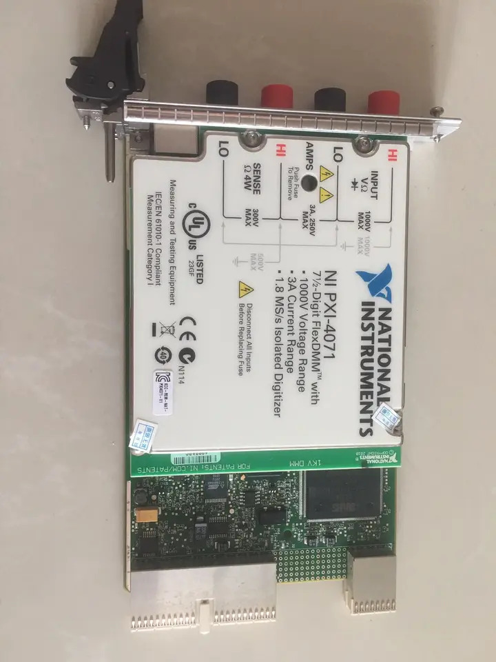 오리지널 NI PXI-4071 7 A 하프 디지털 멀티미터 778271-01