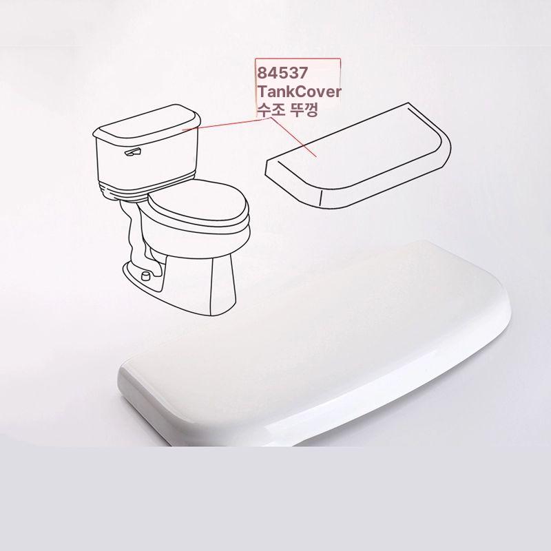 교체용 물탱크커버 덮개 액세서리 호환 가정용 수조뚜껑 부속품 좌변기 - 상세 이미지 5