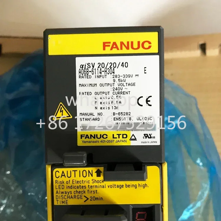 CNC 기계 A06B6114H304Fanuc A06B-6114-H304 증폭기