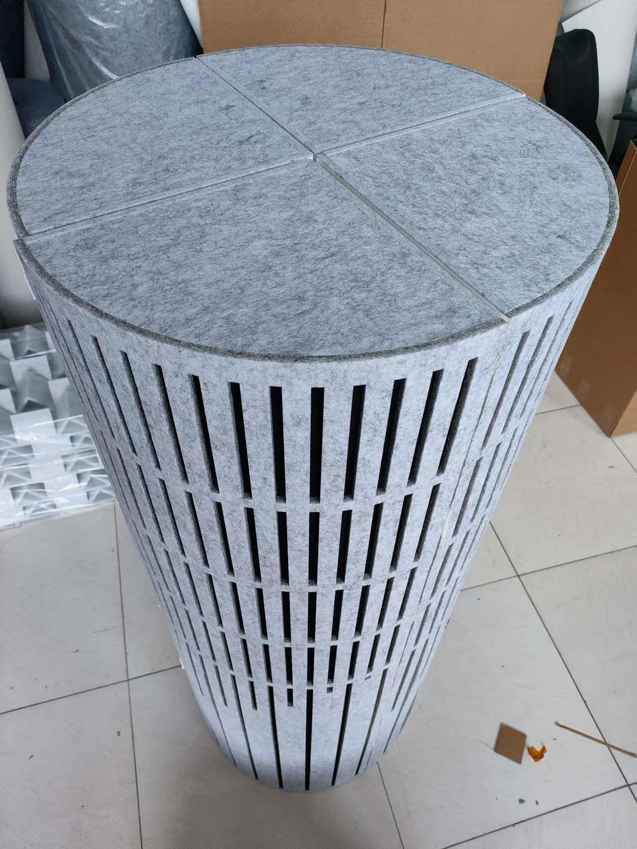 코너베이스트랩 녹음실 흡음패드 차음 음향판 원룸 부채꼴 직각 진카멜 30x30x120 - 상품 이미지