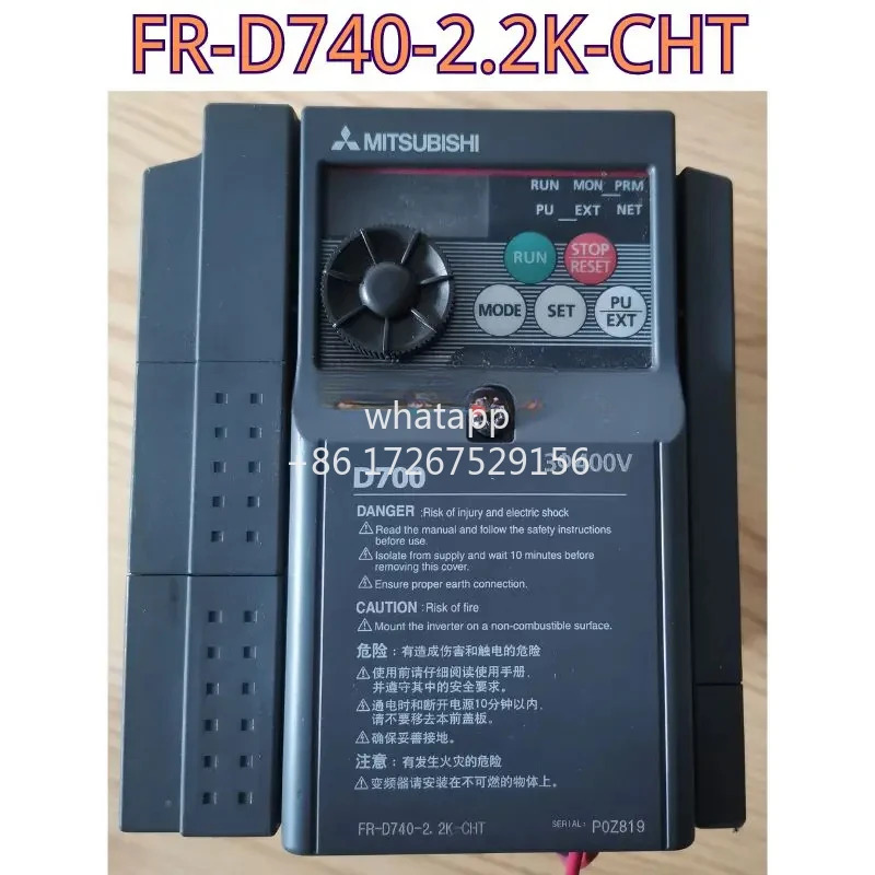 리퍼된 주파수 변환기 FR-D740-2.2K-CHT 2.2KW 기능 리퍼 OK