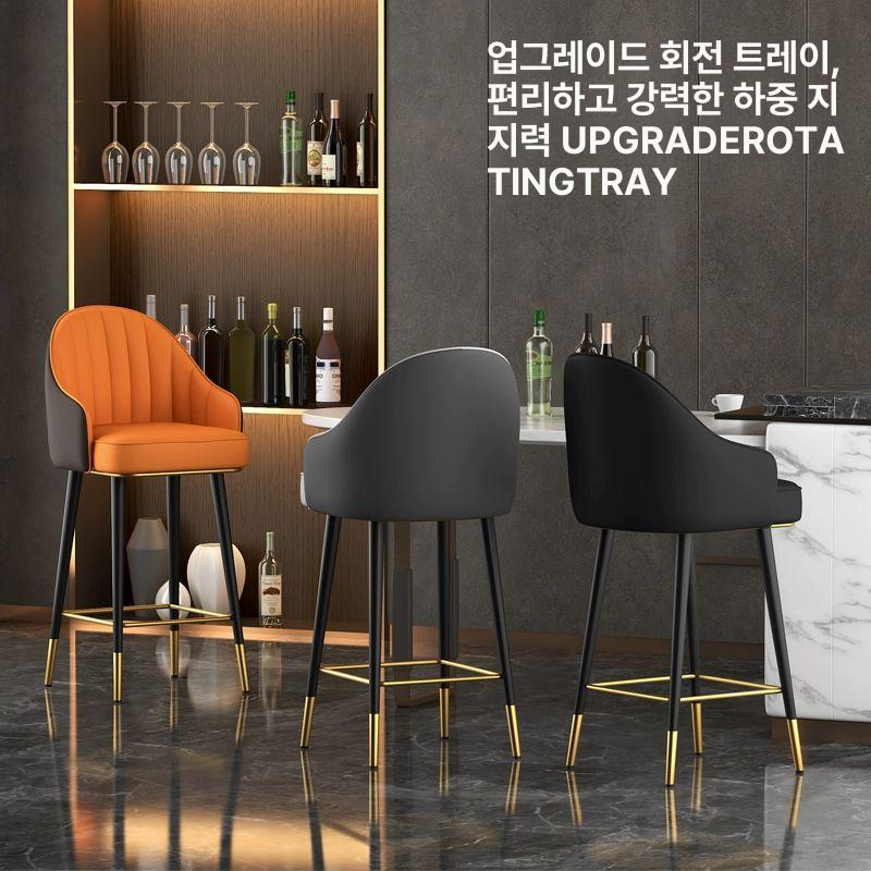 럭셔리 식당의자 레스토랑 편안한 등받이 인테리어 다이닝 디자인 스타일 - 상세 이미지 3