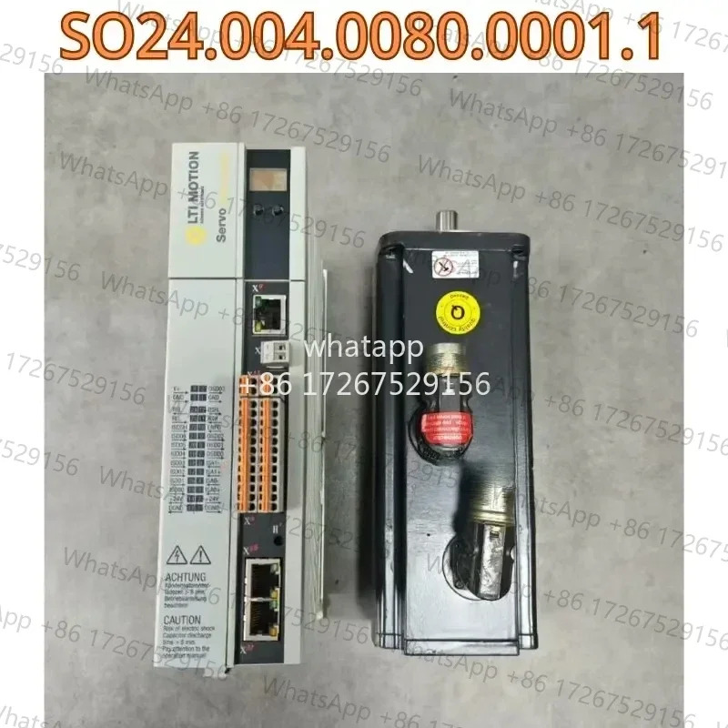 리퍼된 드라이브 모델 SO24.004.00080.001.1 모터 LSMM3-090-2-45-560/G6.1SZ 브레이크 기능 리퍼가 OK