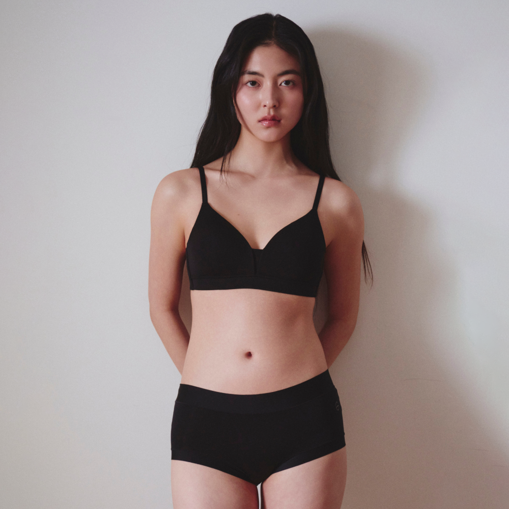 [미언더] 나무 소프트핏 브라 & 소프트핏 삼각 팬티 SET - 상세 이미지 3