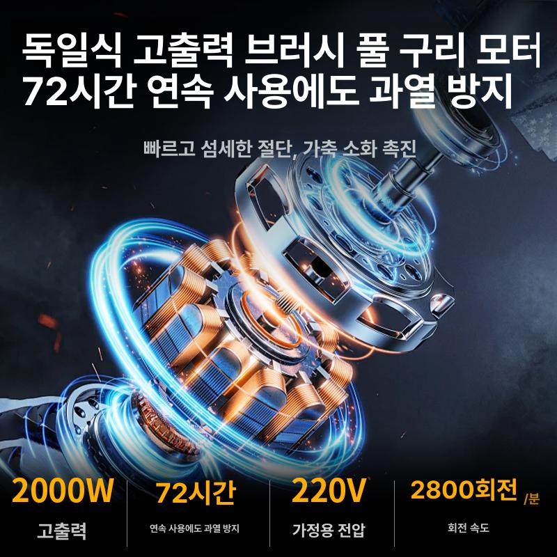 농업용 전동분쇄기 파쇄기 나뭇가지 모터 절단 엔진 건초 전기 여물 기계 농작물 - 상세 이미지 4