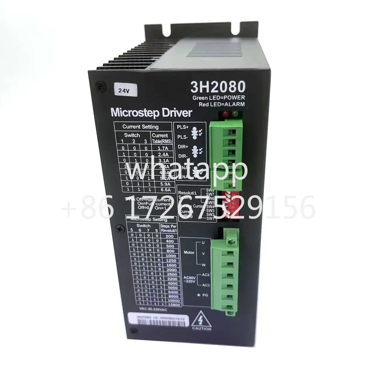 3H2080 3상 하이브리드 스테퍼 드라이버 AC 80V-220V 6.6A 86 110 130 모터