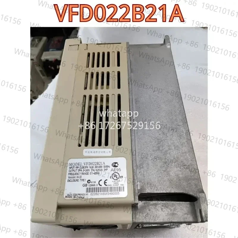 리퍼된 주파수 변환기 VFD022B21A 2.2KW 220V 기능 리퍼 OK