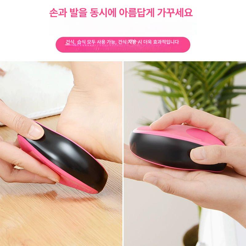 발바닥 제거기 자주색 미끄럼방지 풋브러쉬 샤워 매트 욕실 발닦는 지압 풋케어 - 상세 이미지 4