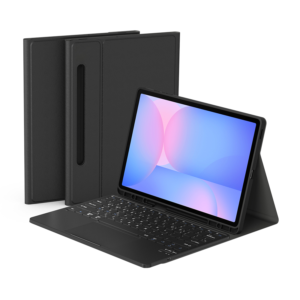데이웍스 갤럭시탭 S10 FE+ 플러스 블루투스 터치패드 키보드 북커버 케이스 S펜 수납 - 상세 이미지 2