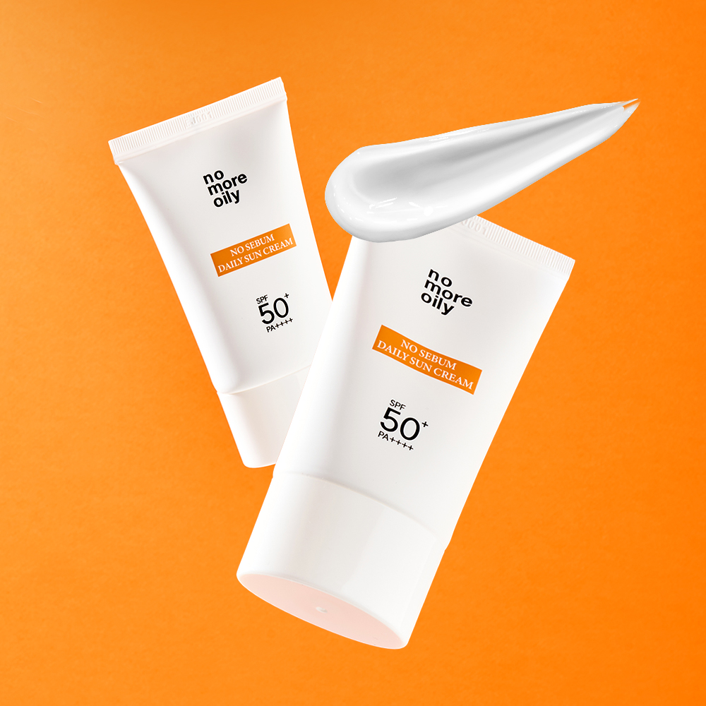 노모어오일리 무기자차 톤업 지성 노세범 선크림 SPF50+PA++++ 50ml, 1개 - 상세 이미지 5