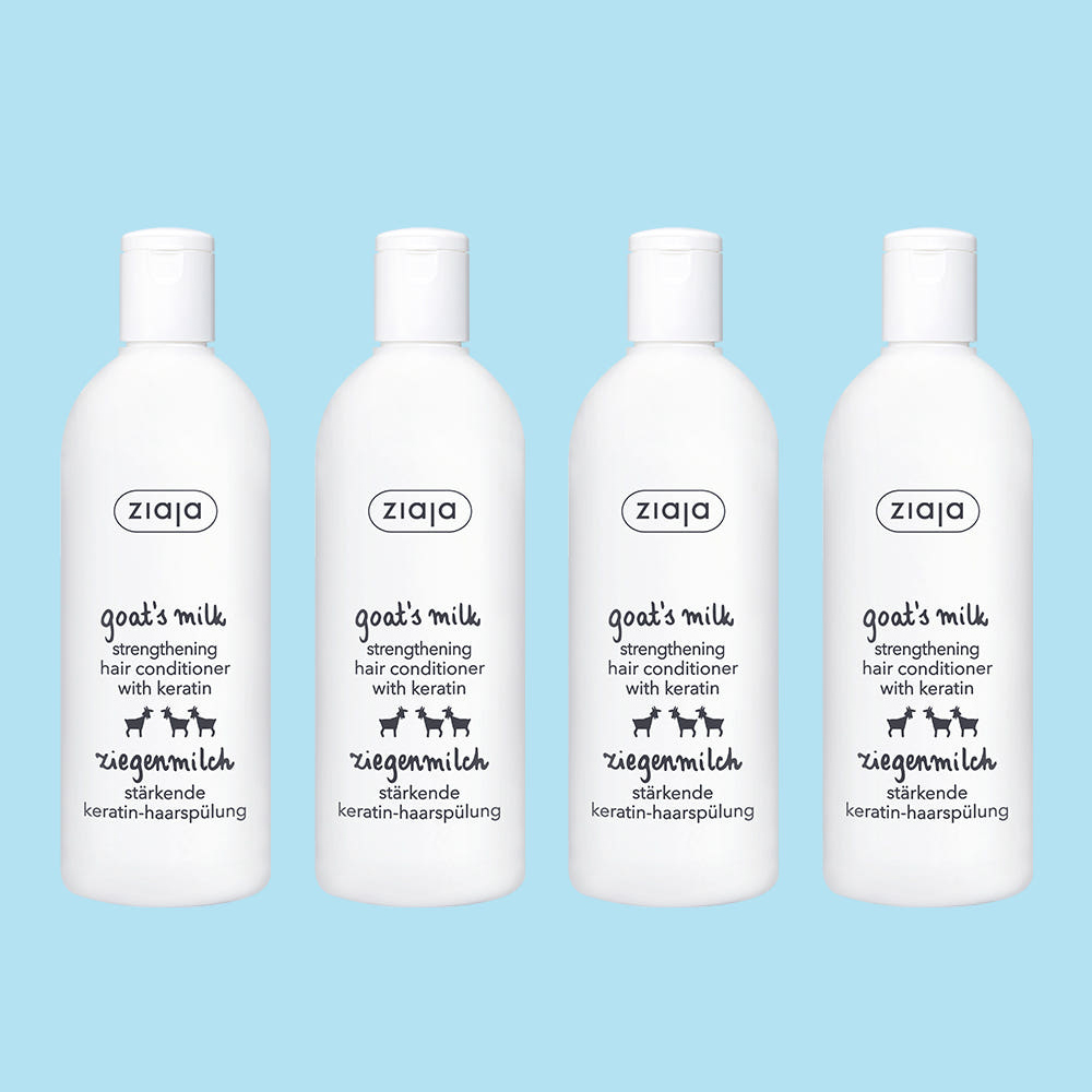 지아자 산양유 단백질 트리트먼트 컨디셔너 200ml, 4개 - 상품 이미지