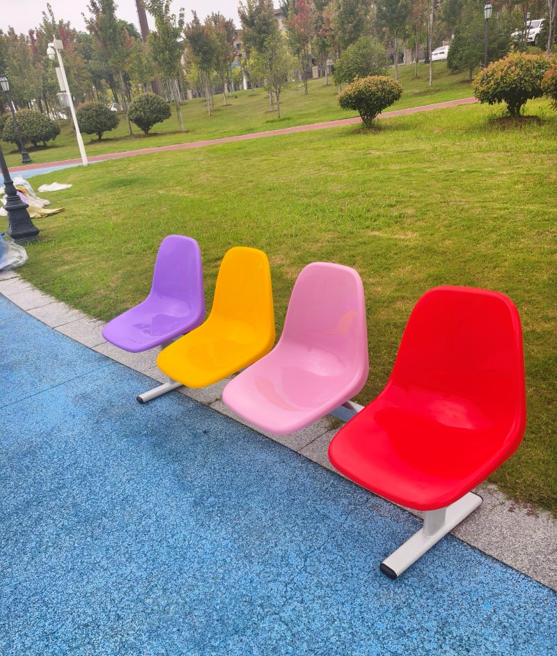 대기실의자 메쉬 벤치 로비 공항 약국 대합실 현관 휴게실 공공기관 터미널 좌석 대기의자 레트로 스타일 - 상세 이미지 4