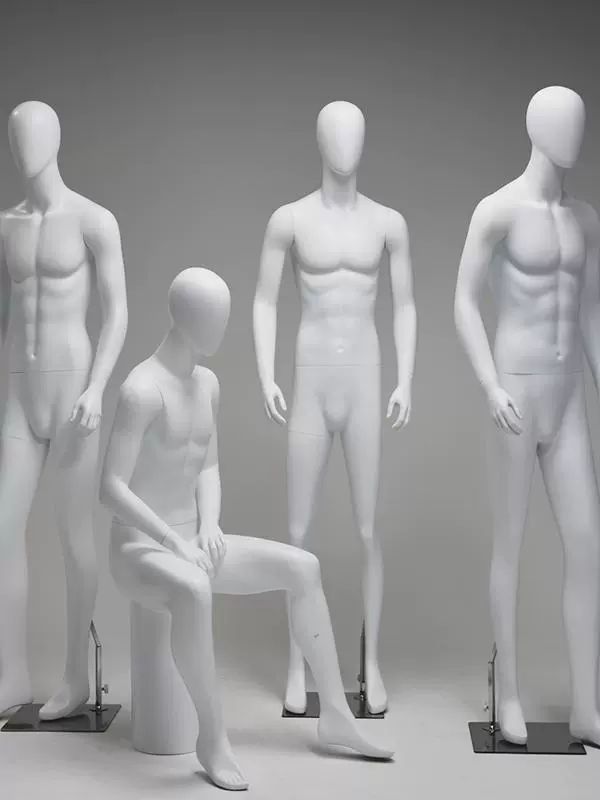 패션마네킹 분리형 전신 의류전시 고급 피팅 매장 남성 미니 소품 베이스 디스플레이 - 상세 이미지 3