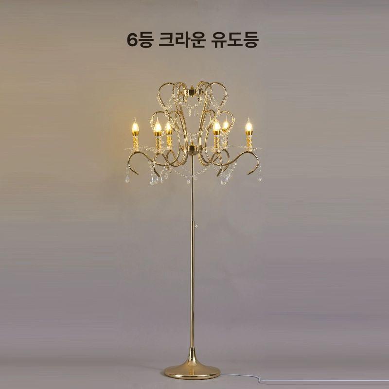 웨딩 단스탠드 램프 장식 무드등 아크릴 엔틱 스탠드조명 독서등 심플 거실 북유럽 - 상세 이미지 3