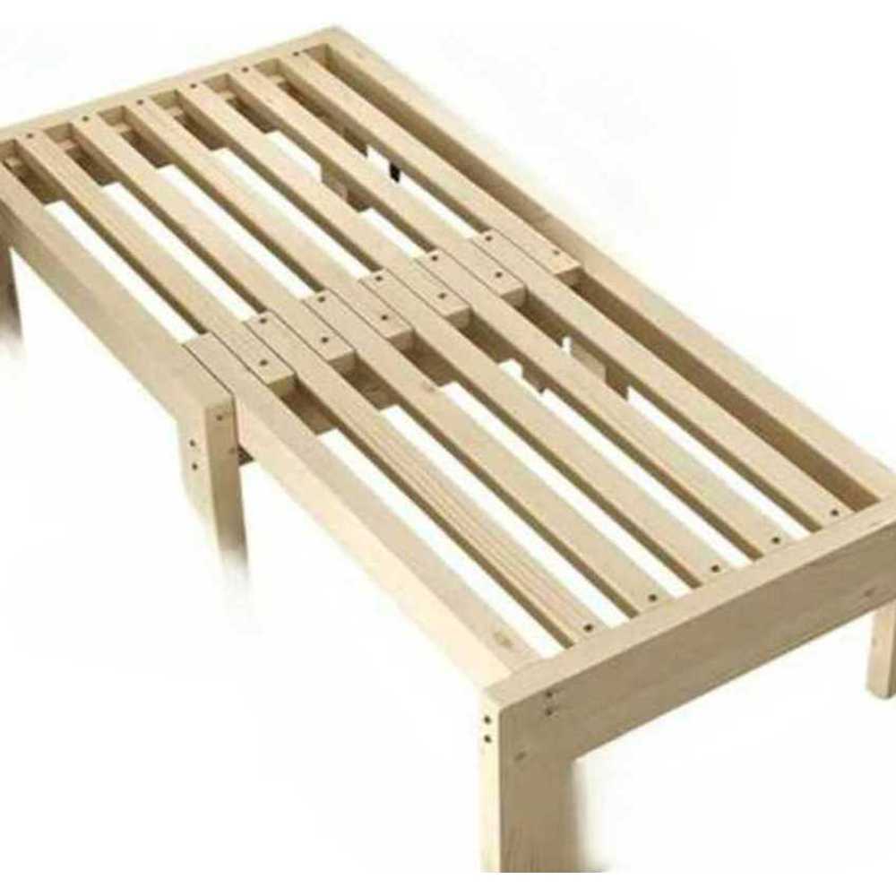 접이식 원목 침대프레임 자취방 원룸 공간활용 소파베드 80x40cm 80x40cm - 상품 이미지
