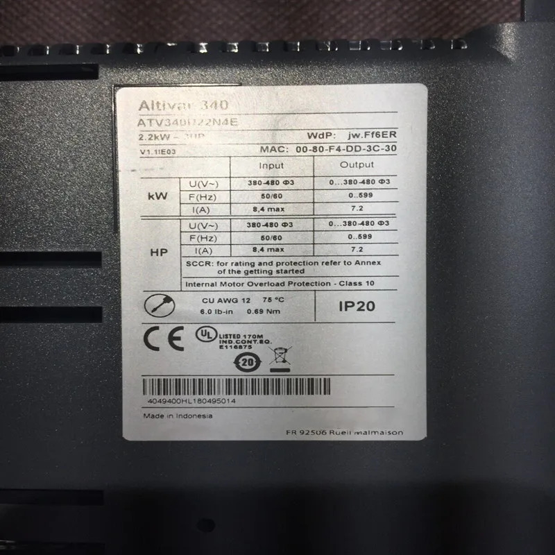 인버터 ATV340U22N4