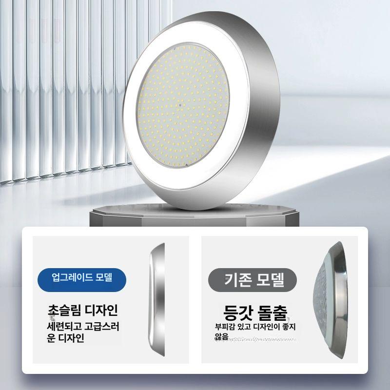 수영장 수중조명 LED 분수 램프 수중등 제품 따뜻한 수조 빛 라이트 수족관 정원 전압 - 상세 이미지 3