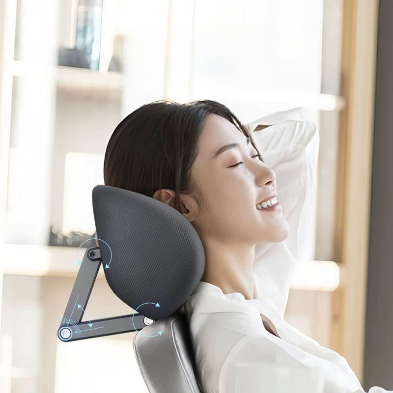 어르신 휠체어머리거치대 목받침 휠체어헤드레스트 휠체어머리받침대 목쿠션 - 상품 이미지