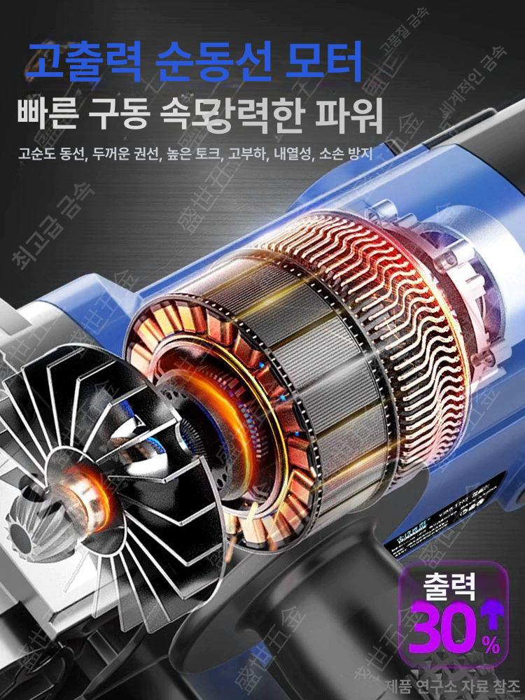전동 연마기 폴리싱 녹제거 샌딩 바닥 광택기 브러쉬 산업용 헤어라인 연삭 탁상용 - 상세 이미지 3