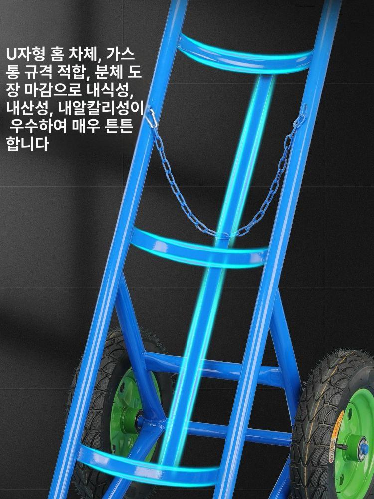 접이식운반카트 핸드트럭 짐수레 접이식손수레 창고 물류 배송용 이동식카트 - 상세 이미지 3