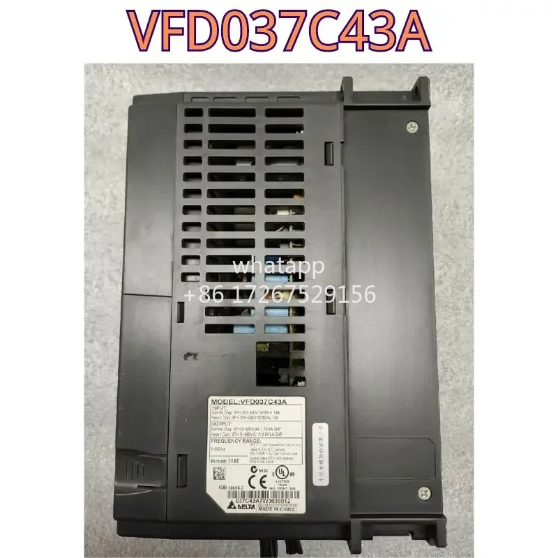 리퍼된 주파수 변환기 VFD037C43A 3.7KW 380V 기능 리퍼 OK
