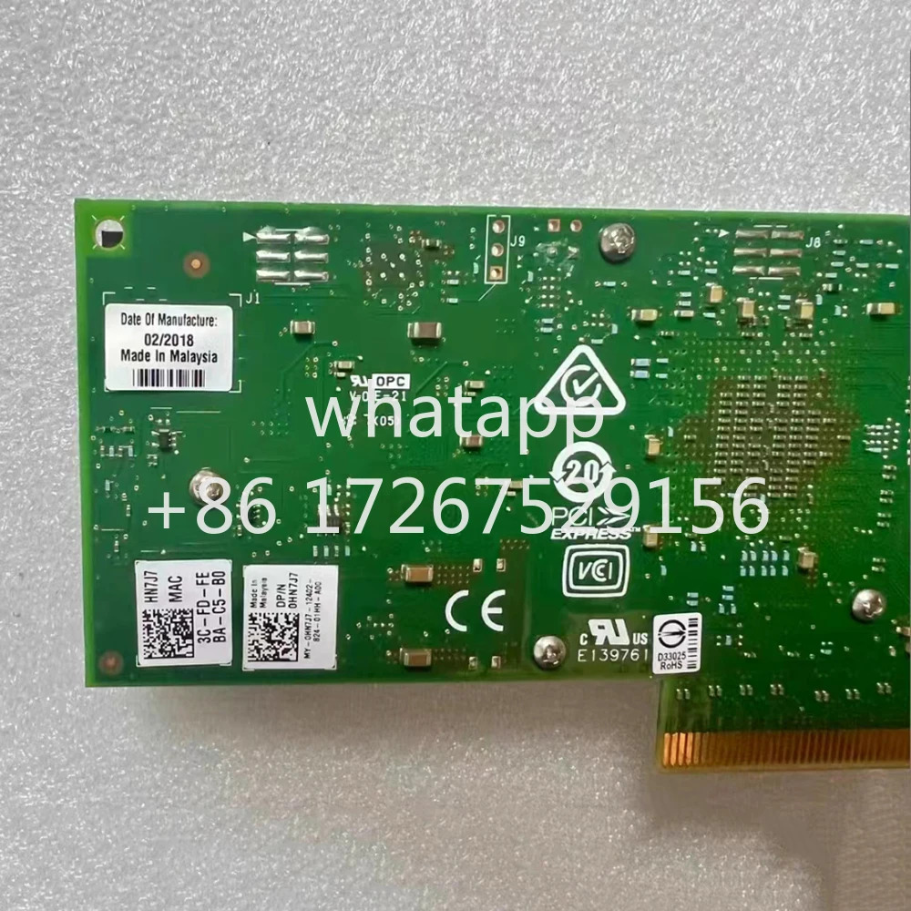 DELL XXV710-DA2 10G/25Gb 듀얼 포트 10G 광 네트워크 카드 SFP28 HN7J7 0HN7J7용