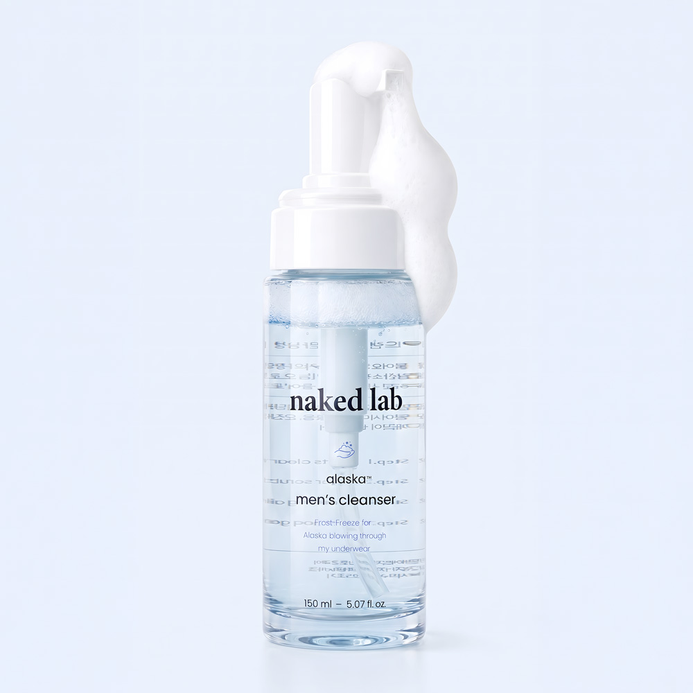 네이키드랩 알래스카 남성청결제 150ml 항문 사타구니 냄새제거 가려움 쿨링 워시 폼클렌져 - 상품 이미지